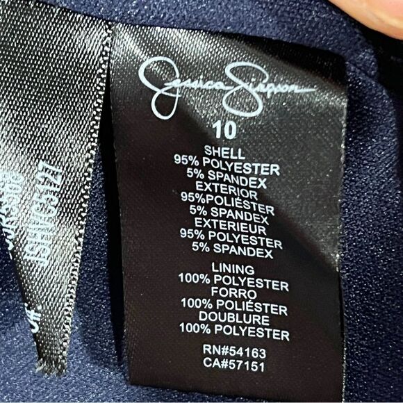Jessica Simpson Navy Halter mini Dress size 10 - Picture 10 of 12